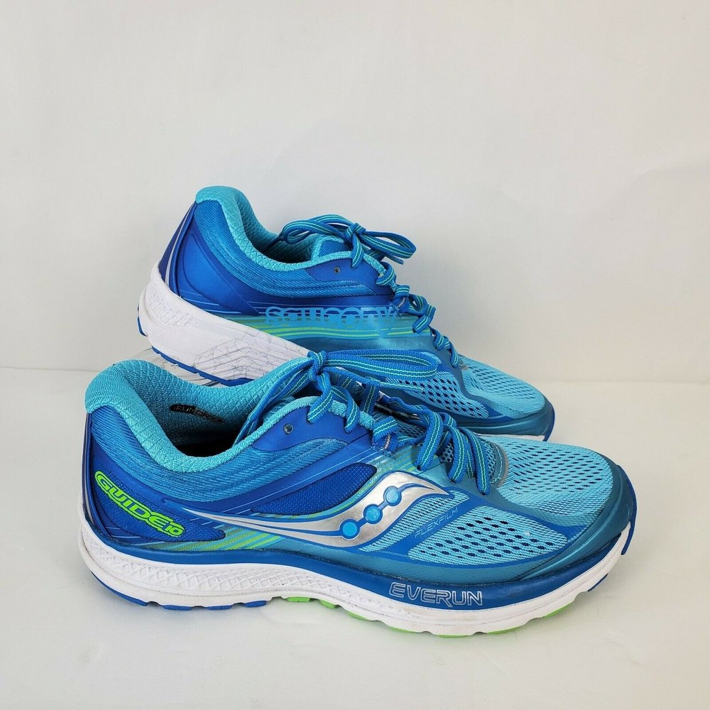 Saucony Womens Guide 10 S10350-1 Blue Running Shoes Sneakers Size 8.5